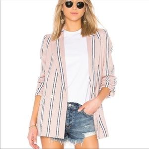 Free People Uptown Girl Blazer in Rose